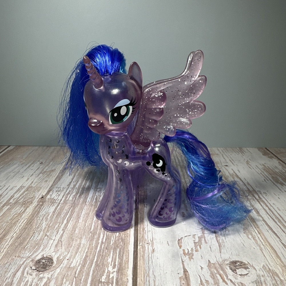 My Little Pony G4 Hasbro Princess Luna Glitter Celebration Brushable MLP